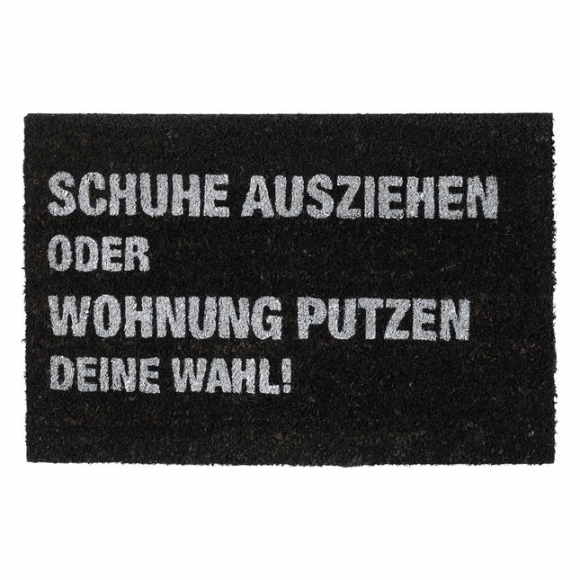 Door mat coconut "Cleaning the apartment