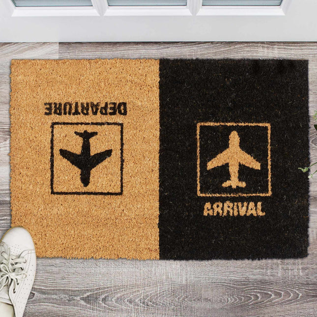 Rohožka z kokosového vlákna "Departure/Arrival"