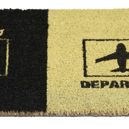 Rohožka z kokosového vlákna "Departure/Arrival"