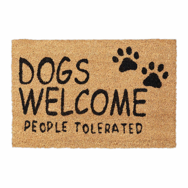 Rohožka z kokosového vlákna Dogs Welcome