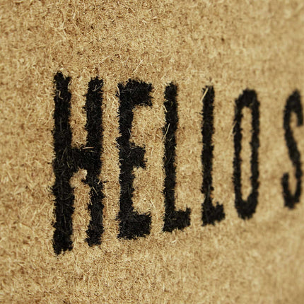 Rohožka z kokosového vlákna „Hello Sunshine“