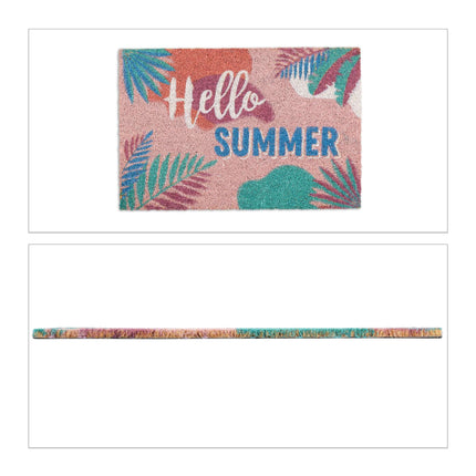 Rohožka z kokosového vlákna „Hello summer“