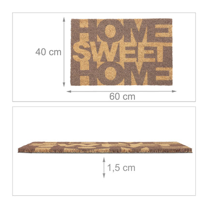 Rohožka z kokosového vlákna „Home Sweet Home“