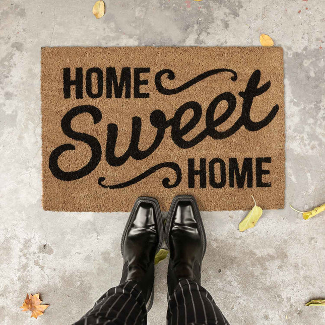 Deurmat van kokosvezel "Home Sweet Home"