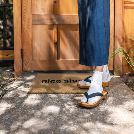 Rohožka z kokosového vlákna „Nice shoes“