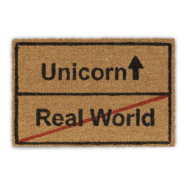 Deurmat kokosvezel Eenhoorn/Real World