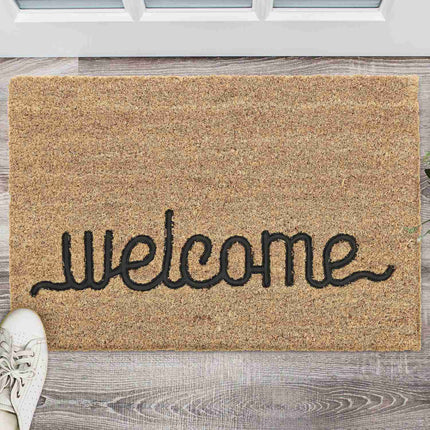 Rohožka z kokosového vlákna „Welcome“