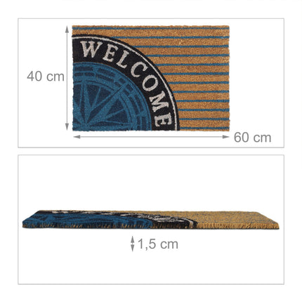 Rohožka z kokosového vlákna „Welcome“