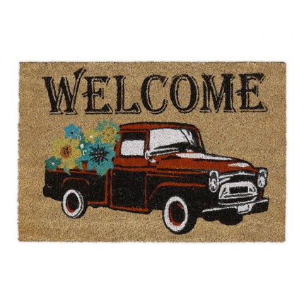 Rohožka z kokosového vlákna „Welcome“ auto