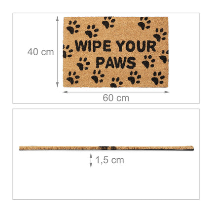 Rohožka z kokosového vlákna Wipe Your Paws
