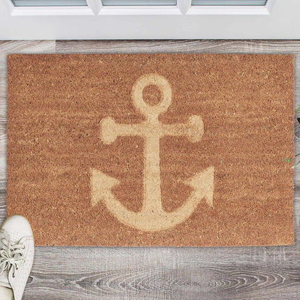 Doormat coconut fiber anchor