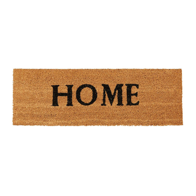 Rohožka z kokosového vlákna úzká „HOME“