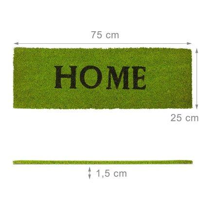 Rohožka z kokosového vlákna úzká „HOME“