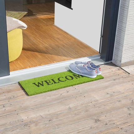 Rohožka z kokosového vlákna úzká „Welcome“
