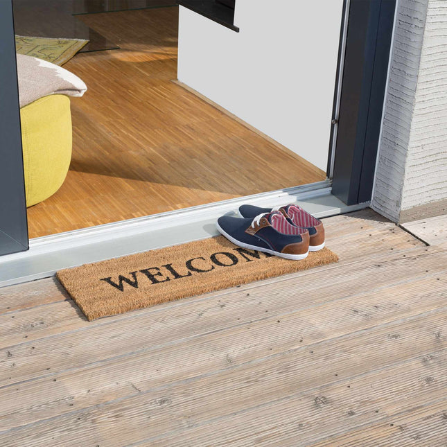 Rohožka z kokosového vlákna úzká „Welcome“