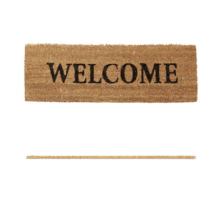 Rohožka z kokosového vlákna úzká „Welcome“