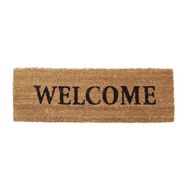Rohožka z kokosového vlákna úzká „Welcome“