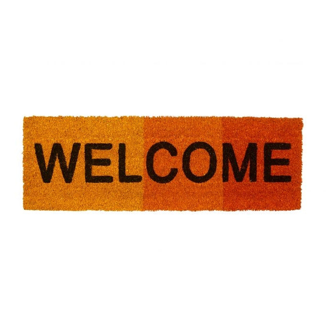 Rohožka z kokosového vlákna úzká „Welcome“