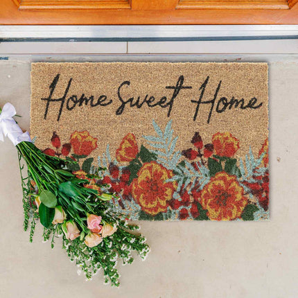 Door mat in coconut Home Sweet Home