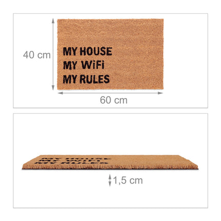 Rohožka kokosová „MY WiFi MY RULES“