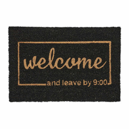 Rohožka kokosová „Welcome and leave 9