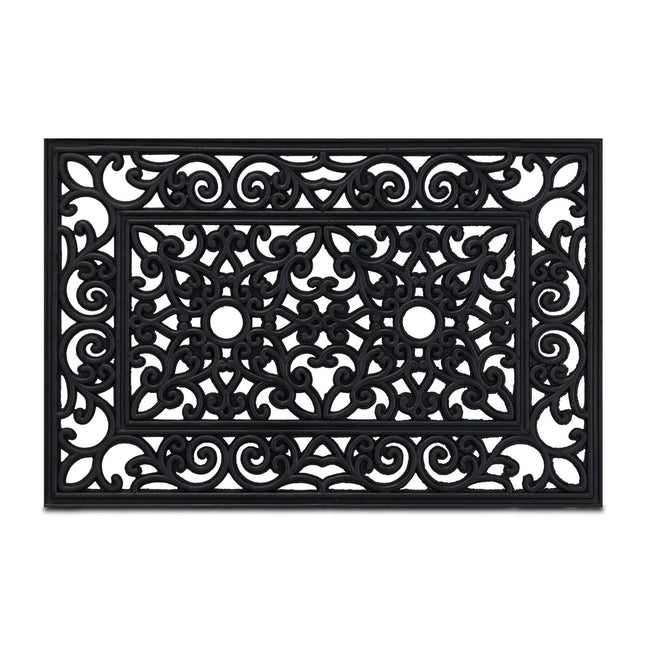 Gumová rohožka s ornamenty