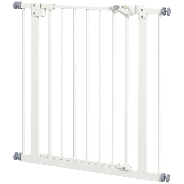Bezpečnostní zábrana pro psy, 74-80 cm, bez vrtání, kov a plast