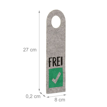Türschild Besetzt Frei 10er Set