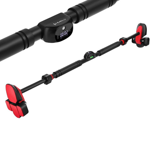Optrekstang voor deuropeningen, 100-200 cm, viervoudige ondersteuning