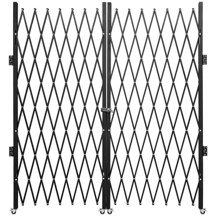 Double Folding Security Gate, Steel, 310 x 154 cm
