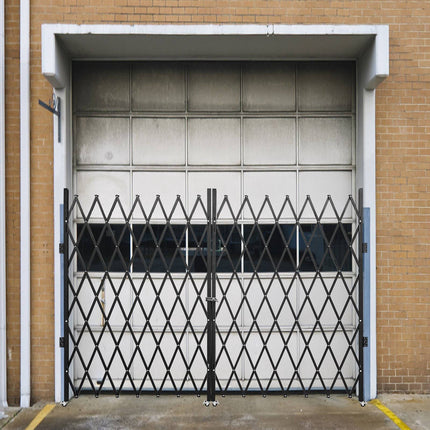 Double Folding Security Gate, Steel, 310 x 154 cm