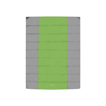 Double Sleeping Bag, Gray-Green, Lightweight, 2-Person