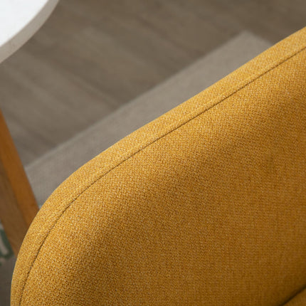 Compact Double Loveseat - Adjustable, velvety polyester