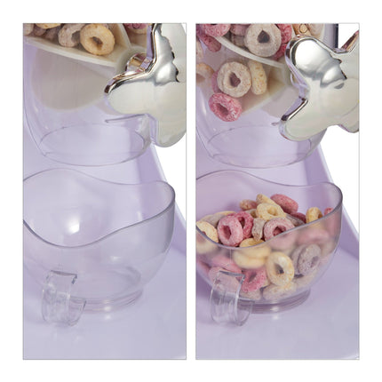 Double cereal dispenser