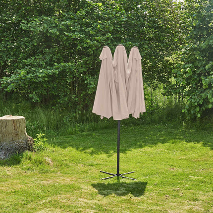 Doppelschirm 460 x 270 cm