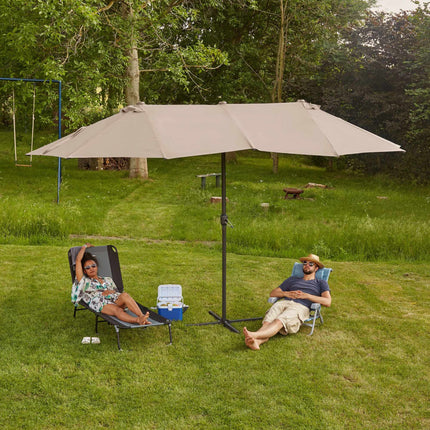 Doppelschirm 460 x 270 cm