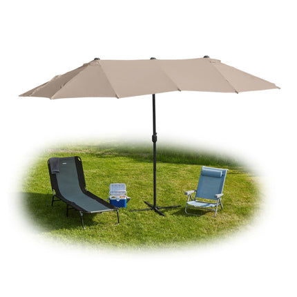 Doppelschirm 460 x 270 cm