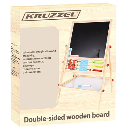 Oboustranná dřevěná tabule Kruzzel 22472