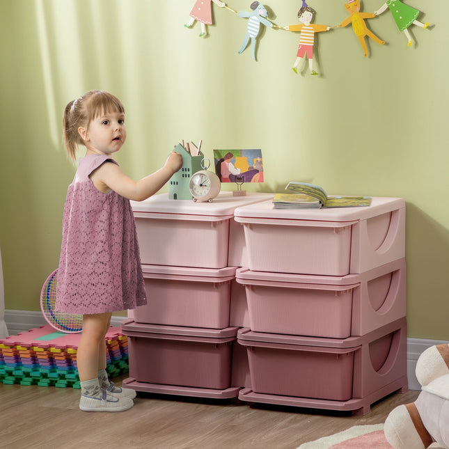 6-layer toy organizer for kids, best storage for ages 3-6