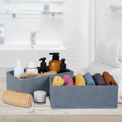 Sada organizérů do zásuvky – 4 látkové úložné boxy