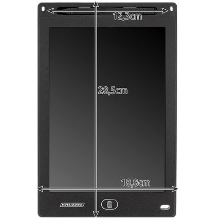 Kreslicí tablet 12" černý KRUZZEL 22456