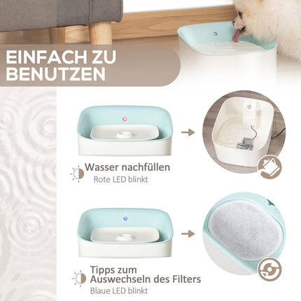 Automatická fontánka pro mazlíčky, 3L, infračervený senzor
