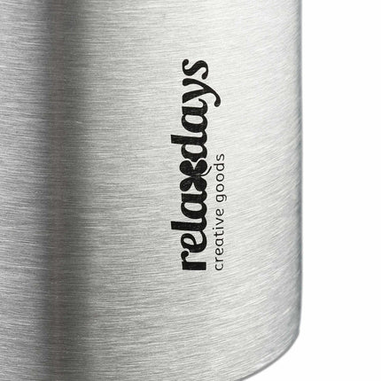 Nerezová lahev na pití 400 ml s kelímkem