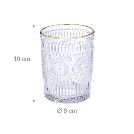 Sklenice vintage 30 cl, sada 4 ks
