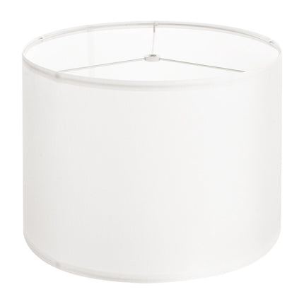 Drum Lamp Shade, 13 x 13 x 10 In, Off-White Linen