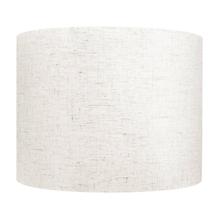 Drum Lamp Shade Replacement, 13 x 13 x 10 In, Light Linen