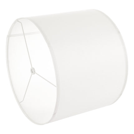 Drum Lamp Shades Set of 2, 16x16x12 in, Off-White Linen