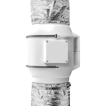 Dryer Vent Hose, 10 In x 25 Ft Insulated Duct, 2 Clamps