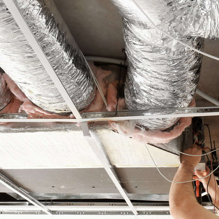 Dryer Vent Hose, 5-Inch x 25-Ft Insulated Duct, 2 Clamps