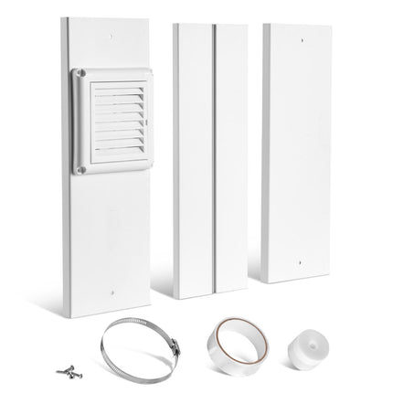 Dryer Vent Window Kit, 4 Inch, Adjustable 17–61 Inch
